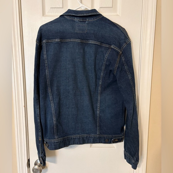 Old Navy Dark Blue Denim Jean Jacket Size, Men’s L - Picture 3 of 3